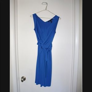 Casual BCBGMAXAZRIA blue tie dress